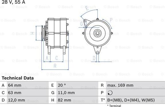 BOSCH 0 986 039 130 - Alternatore autozon.pro