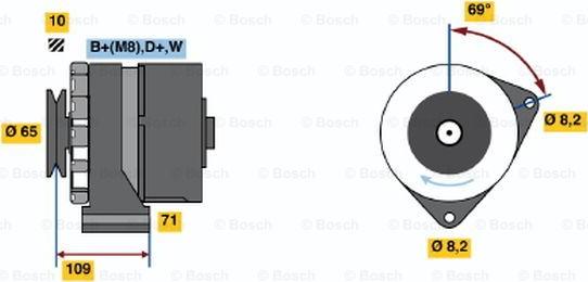 BOSCH 0 986 039 120 - Alternatore autozon.pro