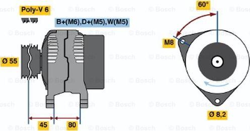 BOSCH 0 986 039 891 - Alternatore autozon.pro