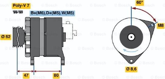 BOSCH 0 986 039 881 - Alternatore autozon.pro