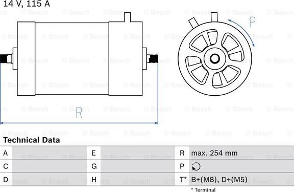 BOSCH 0 986 039 870 - Alternatore autozon.pro