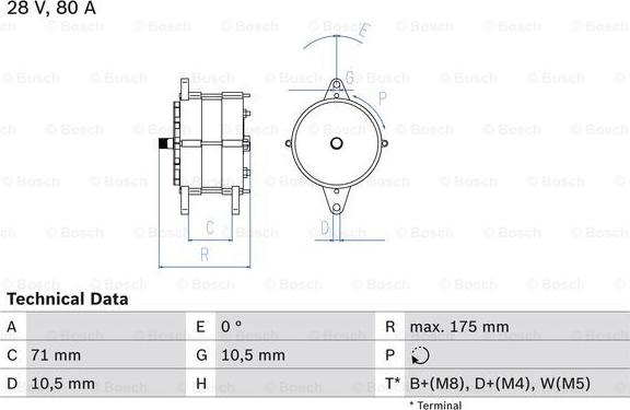 BOSCH 0 986 039 340 - Alternatore autozon.pro