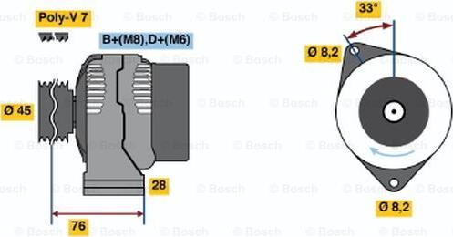 BOSCH 0 986 039 200 - Alternatore autozon.pro