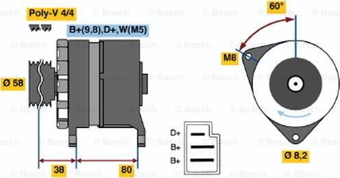 BOSCH 0 986 039 711 - Alternatore autozon.pro