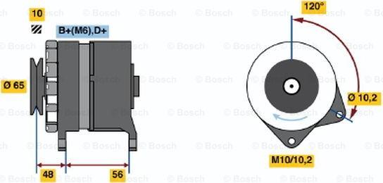 BOSCH 0 986 034 490 - Alternatore autozon.pro