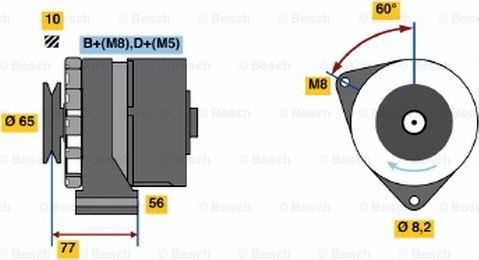 BOSCH 0 986 034 580 - Alternatore autozon.pro