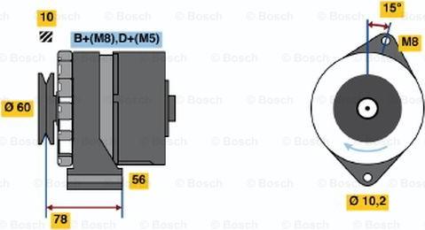 BOSCH 0 986 034 520 - Alternatore autozon.pro