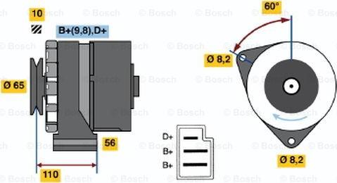 BOSCH 0 986 034 040 - Alternatore autozon.pro