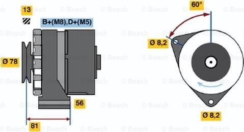 BOSCH 0 986 034 080 - Alternatore autozon.pro