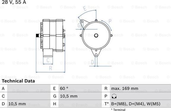 BOSCH 0 986 034 070 - Alternatore autozon.pro