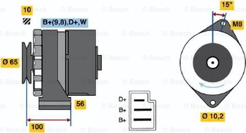 BOSCH 0 986 034 190 - Alternatore autozon.pro