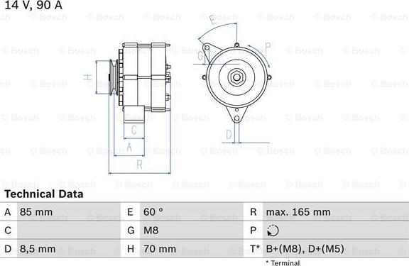 BOSCH 0 986 034 160 - Alternatore autozon.pro