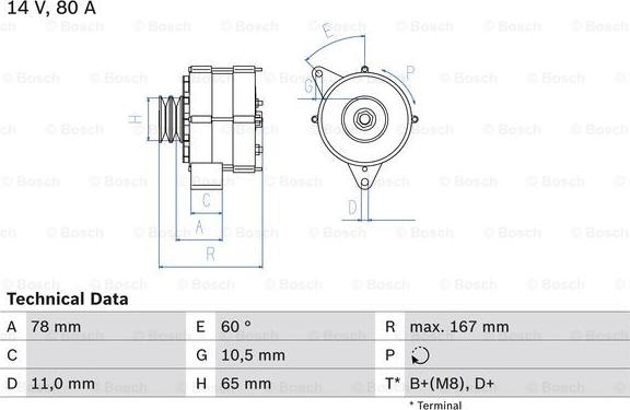 BOSCH 0 986 034 120 - Alternatore autozon.pro