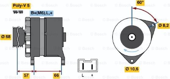 BOSCH 0 986 034 841 - Alternatore autozon.pro