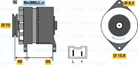 BOSCH 0 986 034 801 - Alternatore autozon.pro