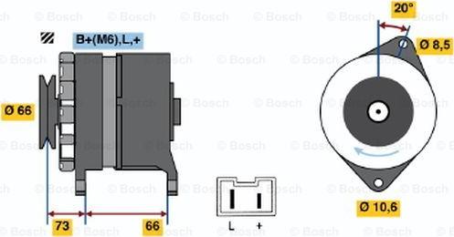 BOSCH 0 986 034 821 - Alternatore autozon.pro