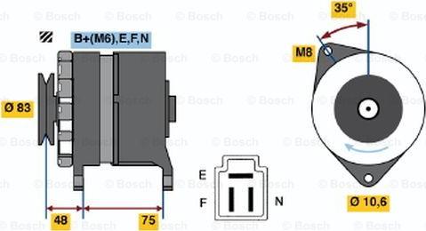 BOSCH 0 986 034 341 - Alternatore autozon.pro