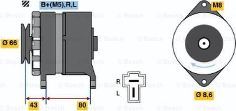 BOSCH 0 986 034 311 - Alternatore autozon.pro