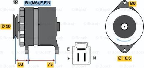 BOSCH 0 986 034 331 - Alternatore autozon.pro