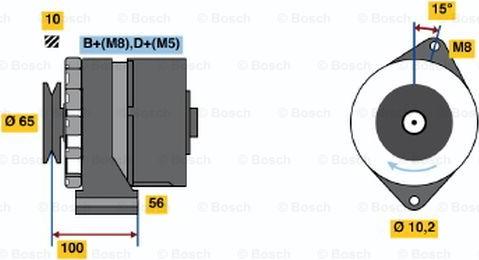 BOSCH 0 986 034 250 - Alternatore autozon.pro