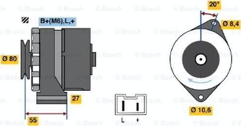 BOSCH 0 986 034 761 - Alternatore autozon.pro