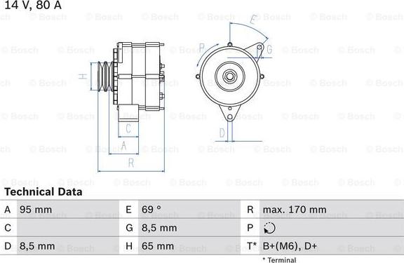 BOSCH 0 986 034 710 - Alternatore autozon.pro