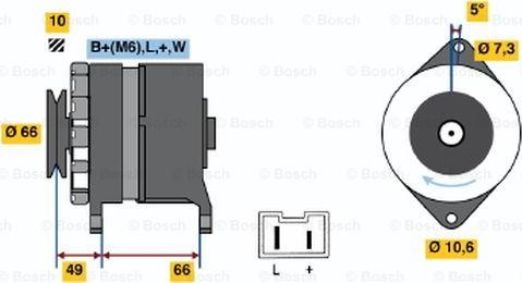 BOSCH 0 986 034 780 - Alternatore autozon.pro