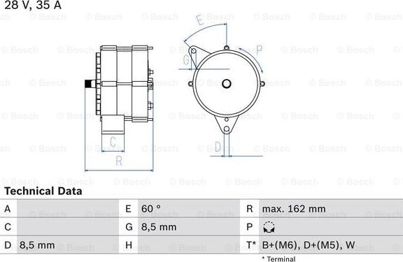 BOSCH 0 986 035 910 - Alternatore autozon.pro