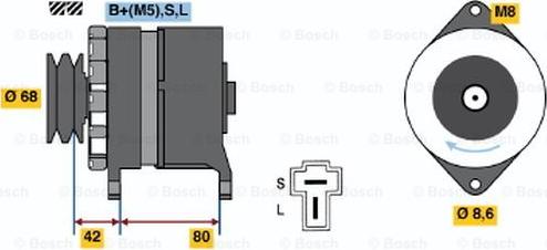 BOSCH 0 986 035 431 - Alternatore autozon.pro