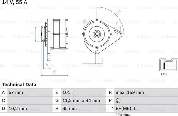 BOSCH 0 986 035 641 - Alternatore autozon.pro