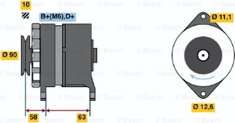 BOSCH 0 986 035 630 - Alternatore autozon.pro