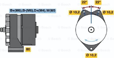 BOSCH 0 986 035 620 - Alternatore autozon.pro