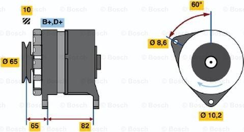 BOSCH 0 986 035 670 - Alternatore autozon.pro