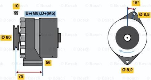 BOSCH 0 986 035 010 - Alternatore autozon.pro