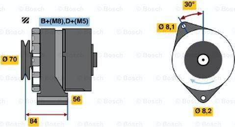 BOSCH 0 986 035 841 - Alternatore autozon.pro