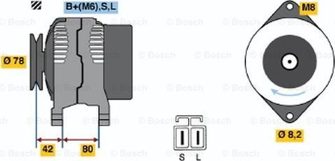 BOSCH 0 986 035 341 - Alternatore autozon.pro