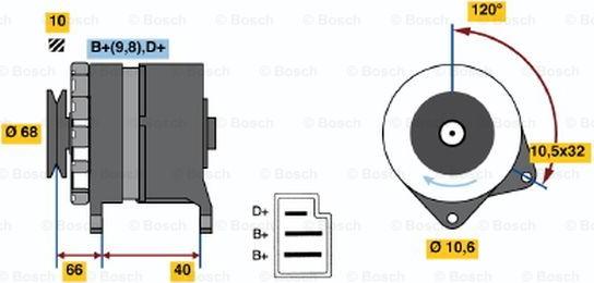 BOSCH 0 986 035 780 - Alternatore autozon.pro