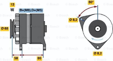 BOSCH 0 986 035 730 - Alternatore autozon.pro