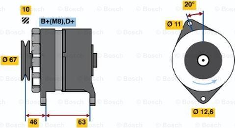 BOSCH 0 986 035 770 - Alternatore autozon.pro