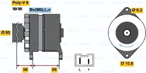 BOSCH 0 986 036 941 - Alternatore autozon.pro