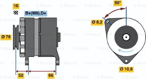 BOSCH 0 986 036 961 - Alternatore autozon.pro