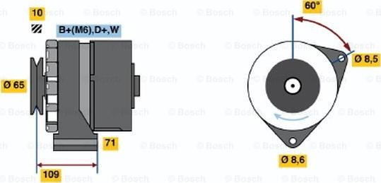 BOSCH 0 986 036 490 - Alternatore autozon.pro