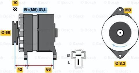 BOSCH 0 986 036 501 - Alternatore autozon.pro