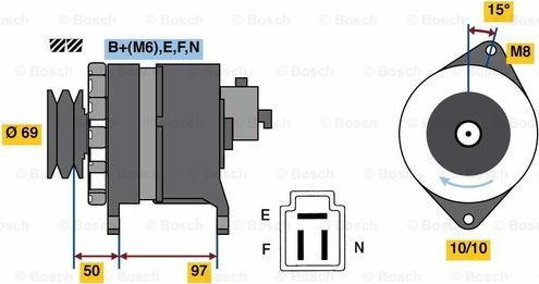 BOSCH 0 986 036 311 - Alternatore autozon.pro