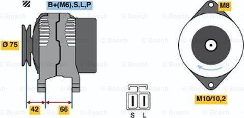 BOSCH 0 986 036 331 - Alternatore autozon.pro