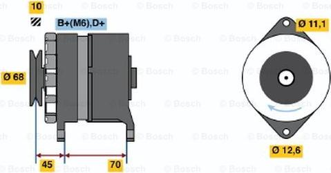 BOSCH 0 986 036 750 - Alternatore autozon.pro