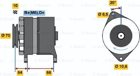 BOSCH 0 986 030 990 - Alternatore autozon.pro