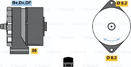 BOSCH 0 986 030 450 - Alternatore autozon.pro