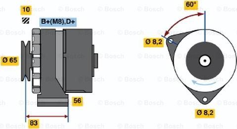 BOSCH 0 986 030 540 - Alternatore autozon.pro