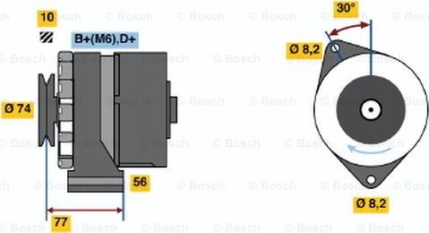 BOSCH 0 986 030 690 - Alternatore autozon.pro